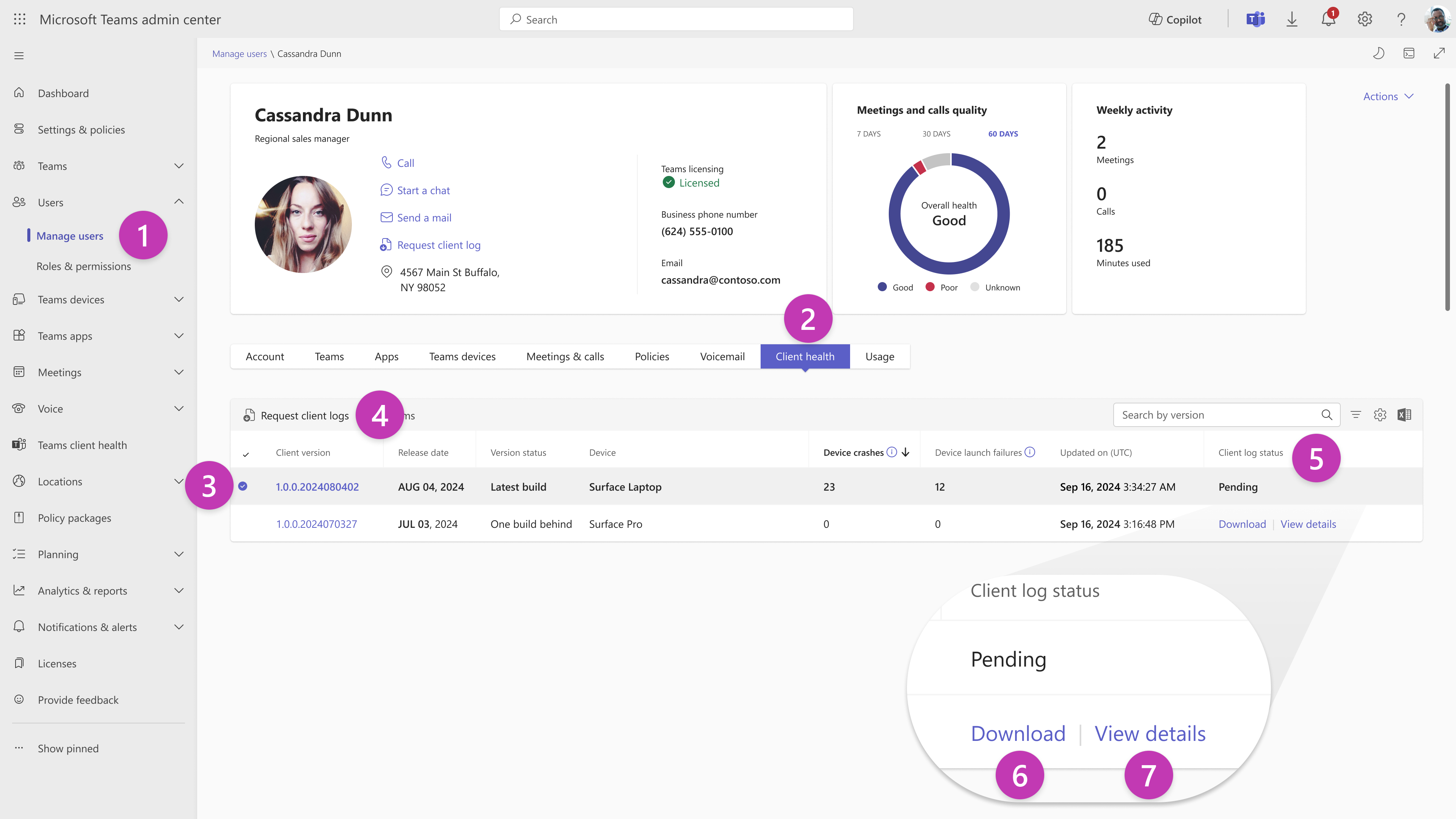 日志收集页的屏幕截图，其中显示了本文此部分概述的收集诊断日志的步骤。