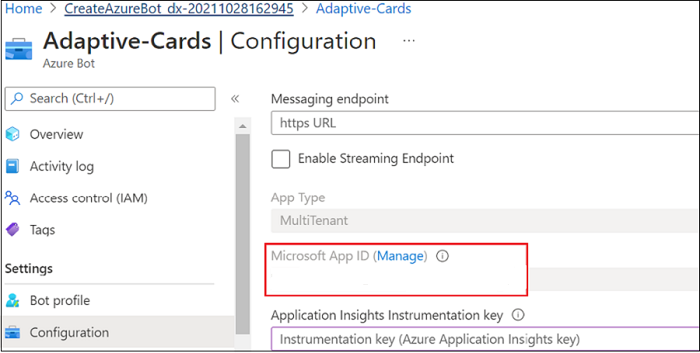 屏幕截图显示如何添加 Microsoft 应用 ID 以创建客户端密码。