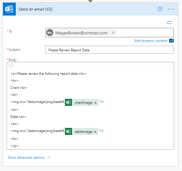 Power Automate 中已完成Office 365 Outlook 连接器。