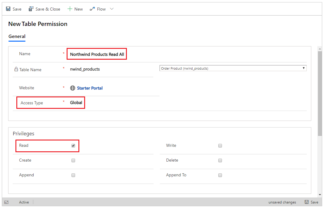 访问类型和读取权限 访问类型和读取权限。
