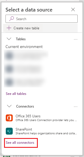 显示所有连接器