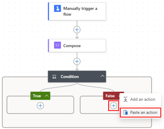 高亮显示粘贴操作的屏幕截图。