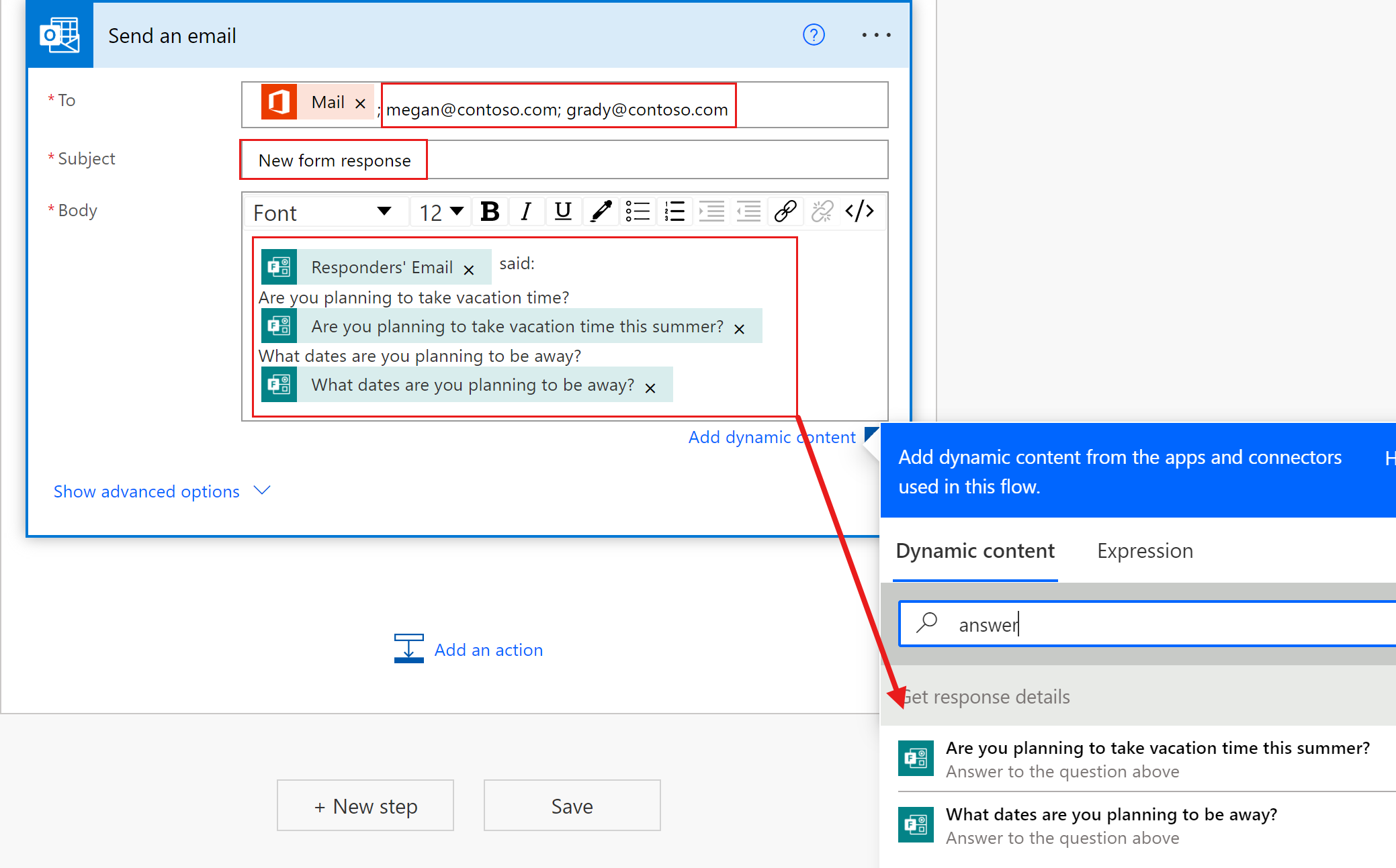 Power Automate Email Template From Sharepoint List