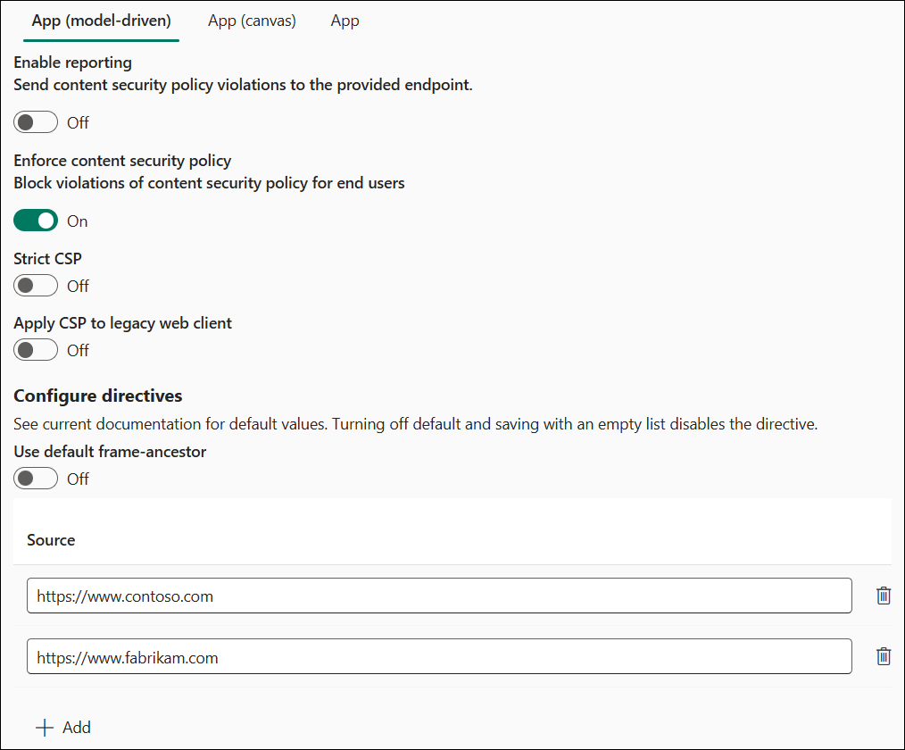 CSP 示例 1，模型驱动