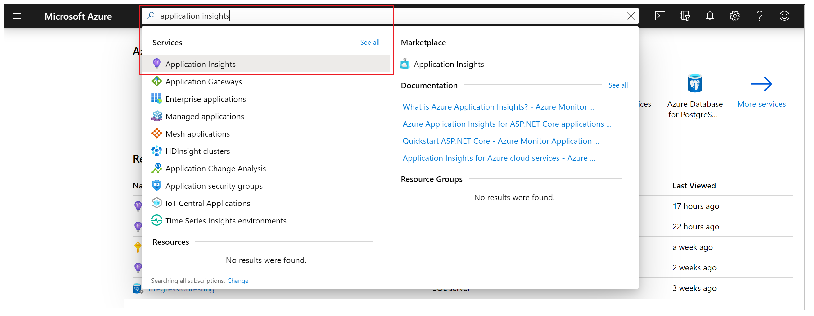 Application Insights Application Insights。