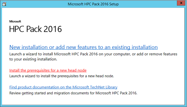安装头节点的先决条件。