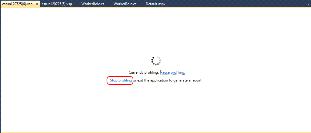 “停止探查”选项