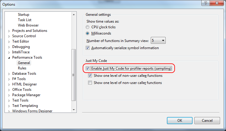 “仅我的代码”选项