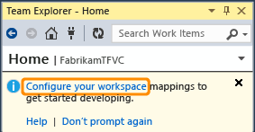 Map the project to a folder on your dev machine