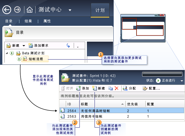 将测试用例添加到测试套件中