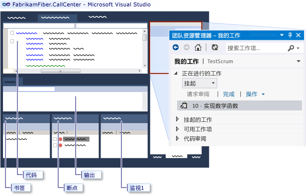 受挂起工作项影响的窗格。