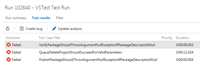 从生成查看测试结果
