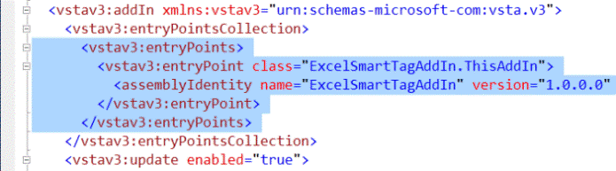 Excel 加载项程序集的入口点