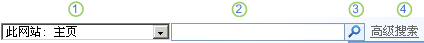 Office SharePoint Server 中的网站级搜索框