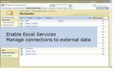 Excel Services 视频演示的静态图像