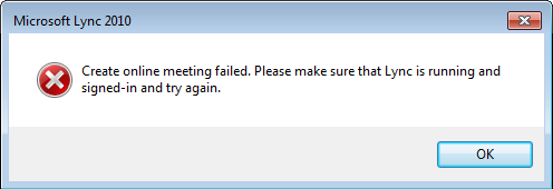 Outlook 2010 错误详细信息的屏幕截图。
