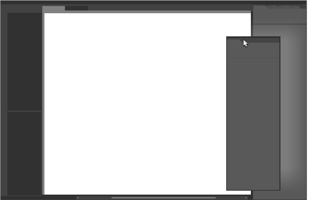 拖动面板和选项卡以使其浮动