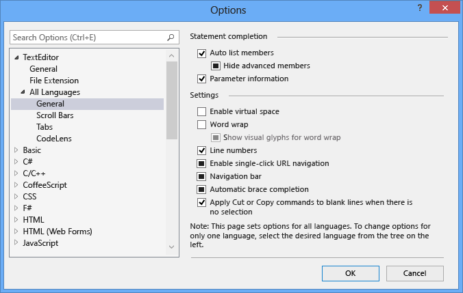 Vs_ide_gs_debug_options_line_numbers Visual Studio line numbers option