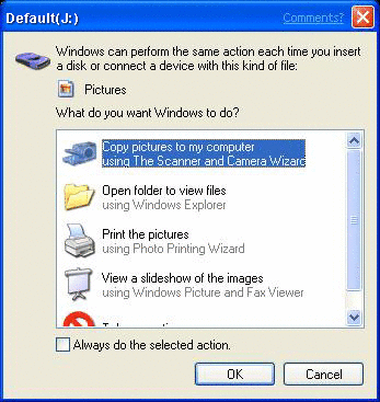 Screen shot of the single content type dialog box