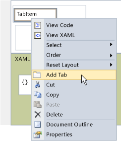 TabItem context menu