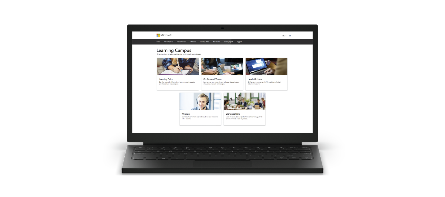 一台计算机的图片，其屏幕上显示着“学习校园”主页的图像。