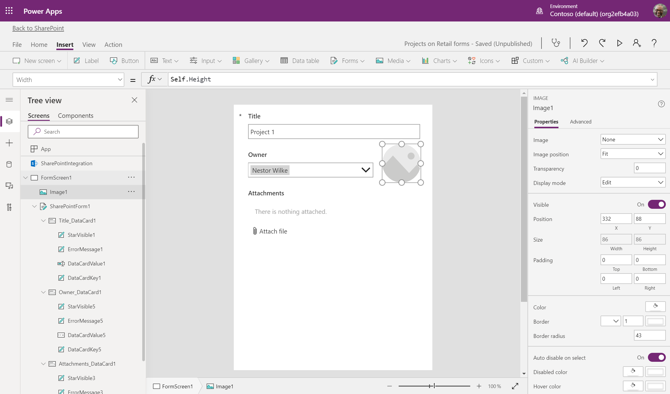 设置图像边框半径