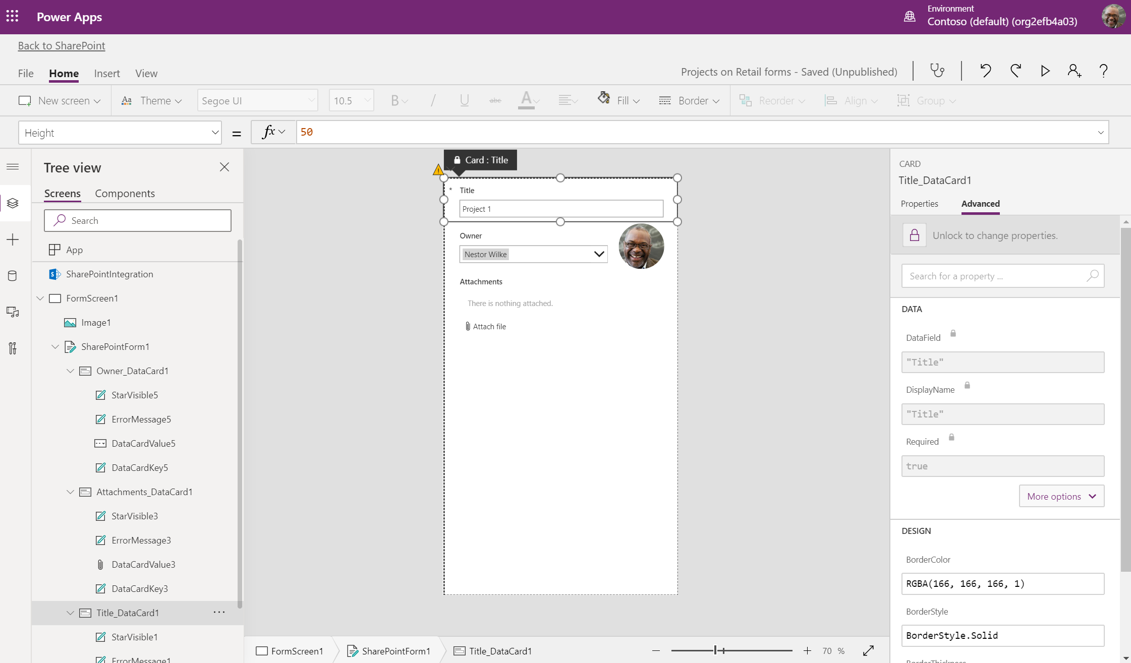 解除锁定标题数据卡