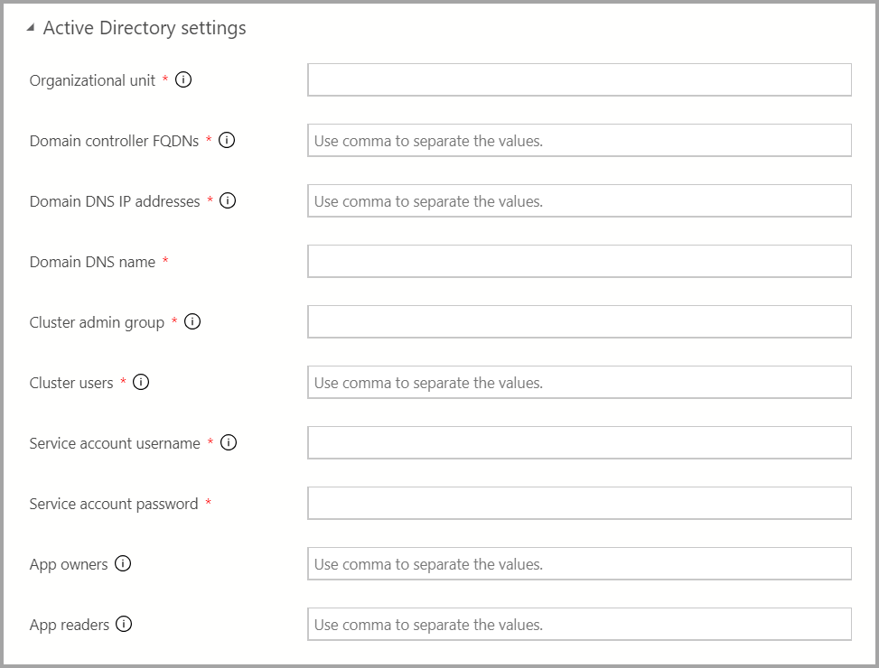 Active Directory 设置