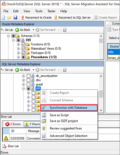 Oracle тип данных table