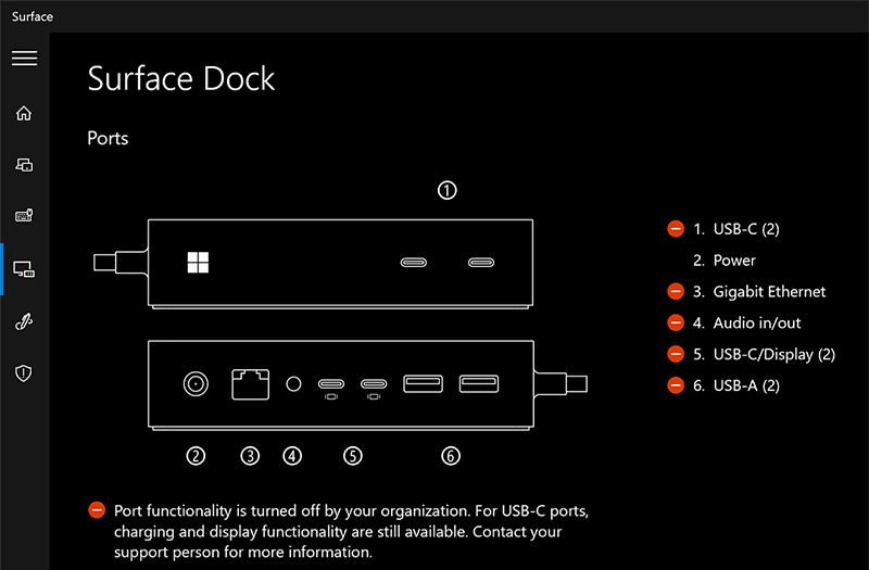 使用Surface Enterprise Management Mode (SEMM) 保护Surface Dock