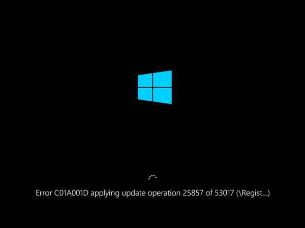 Ошибка c01a001d при операции обновления windows 8