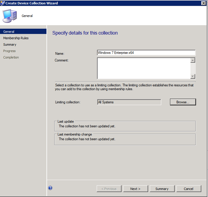 集合的“常规设置”的屏幕截图。