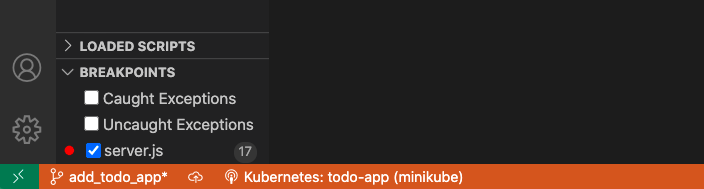 Screenshot showing the choose the debugging with Bridge to Kubernetes window.