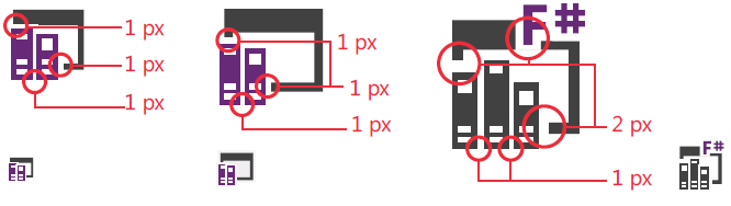 0404-47_ElementSpacing 大小为 16x16、24x24 和 32x32 的图标的元素间距