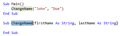 Screenshot Visual Basic.