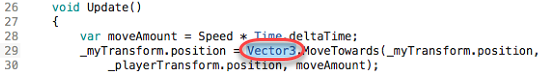 selecting method in visual studio for mac editor