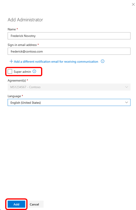添加管理员窗体
