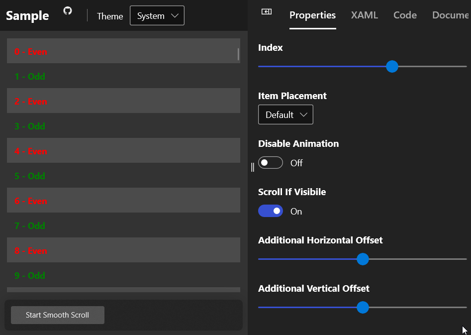 SmoothScrollIntoView Helper