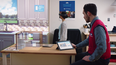 With kiosk mode, HoloLens launches directly into the app of your choice.