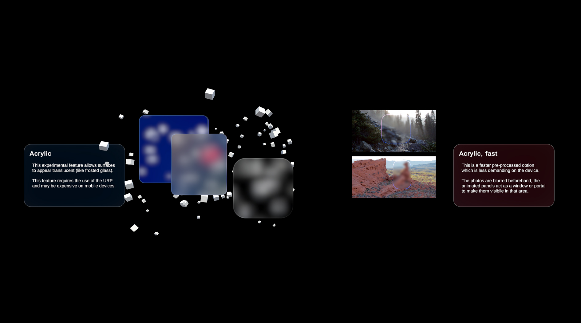 亚克力示例场景