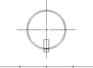 原始形状，但相对于 x 轴反射