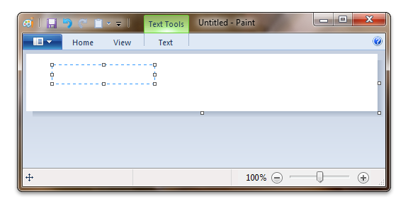 screen shot showing the ribbon ui minimized.