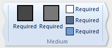 五个按钮中型定义模板的图片。
