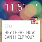 Screenshot of ElizaChat