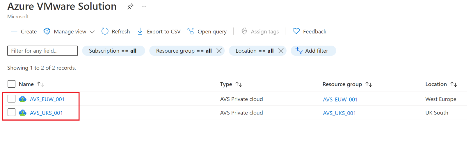 此圖顯示案例 2 Azure VMware 解決方案上 Zerto 災害復原解決方案的第一個先決條件。