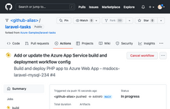 螢幕擷取畫面顯示如何在 Visual Studio Code 瀏覽器體驗中認可您的變更。