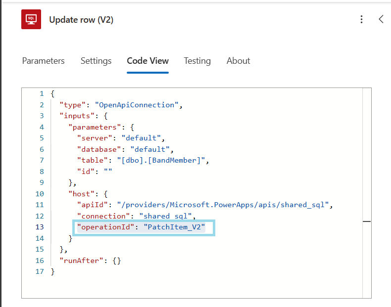 選取伺服器名稱