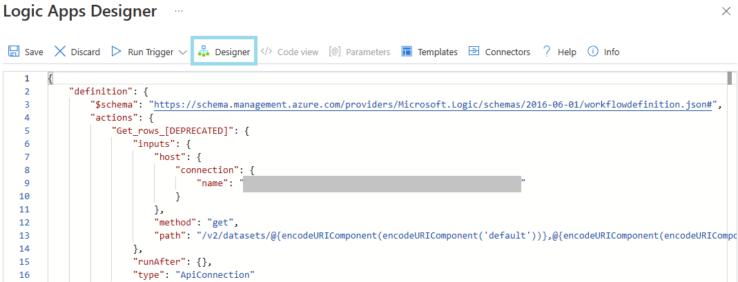 開啟設計工具檢視