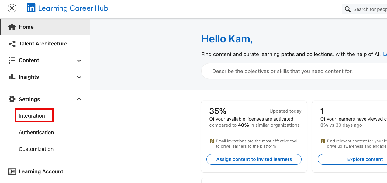 linkedin-learning-integration-navigation-screen