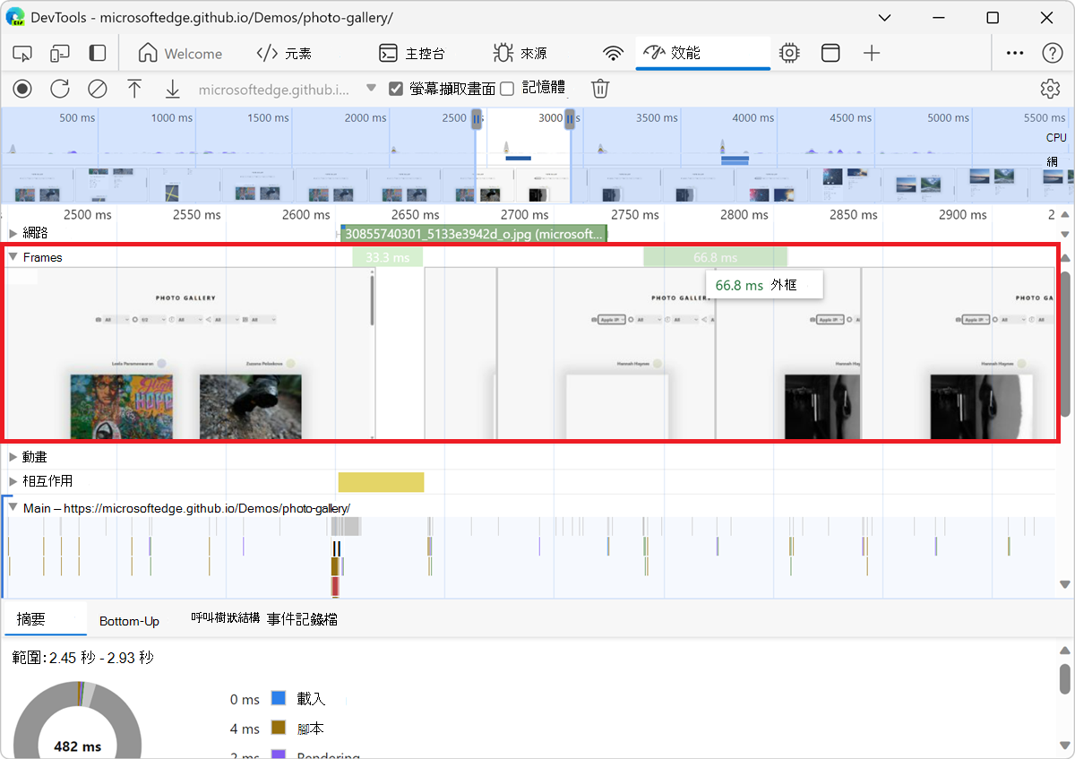 懸浮在一個框架上